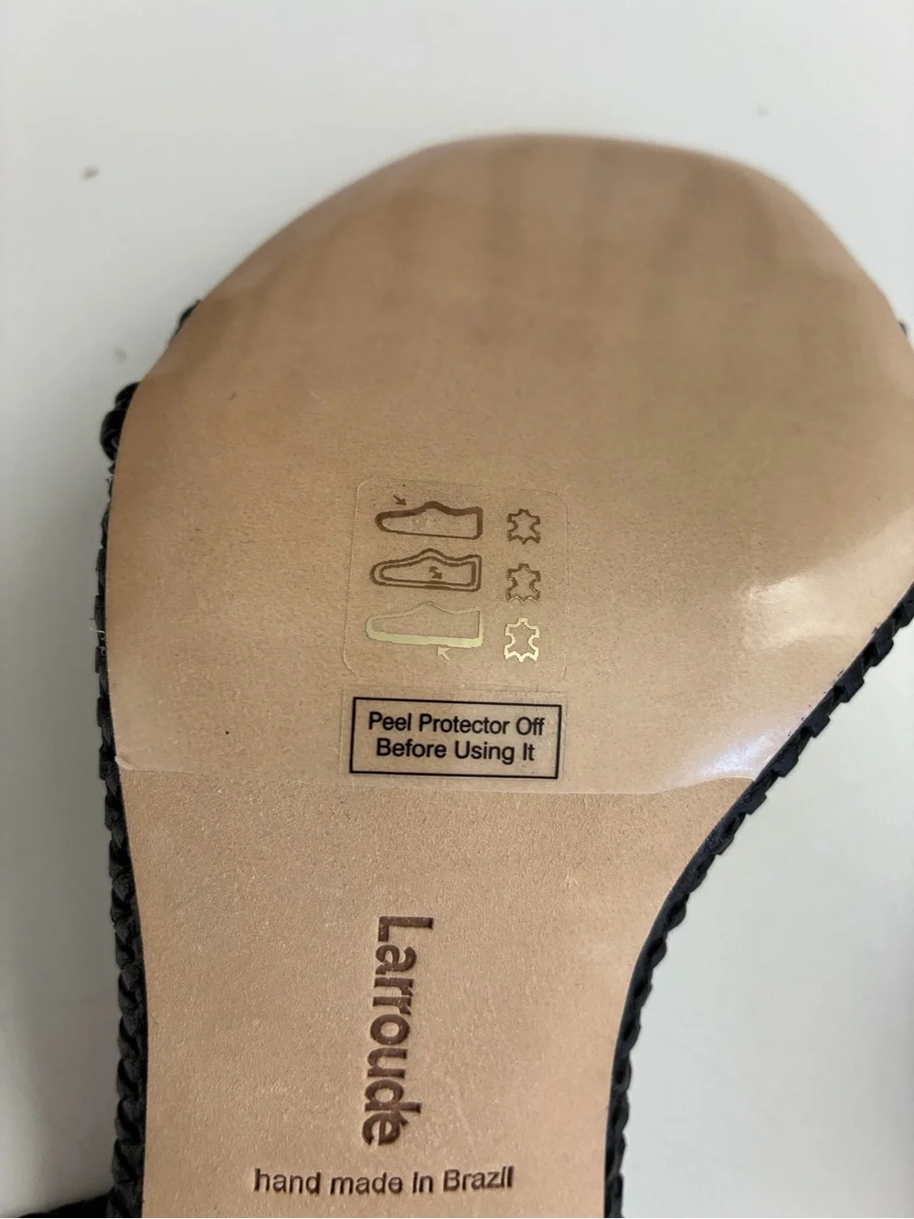 Never worn LARROUDE Heels